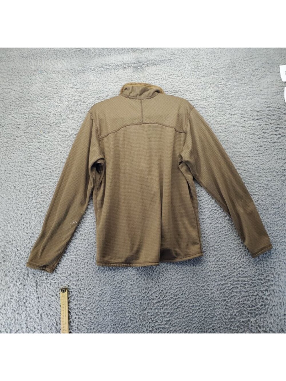 Patagonia Sweater Mens Large Brown Fleece Half Zip Pullover Outdoor Gear *Read* - Picture 7 of 8